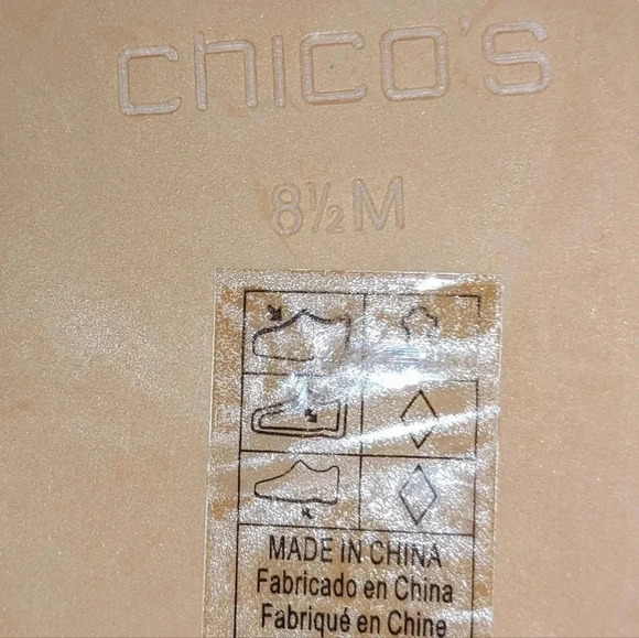 Chicos‎ Espadrille Wedge Platform Sandal Black Sz. 8.5 New - Picture 11 of 11